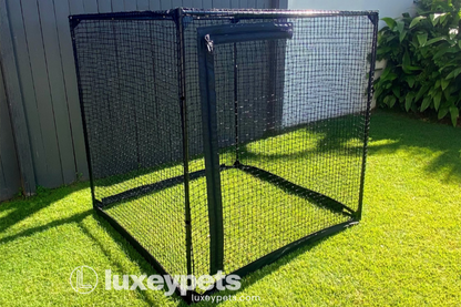 Compact 3'9" set up in yard