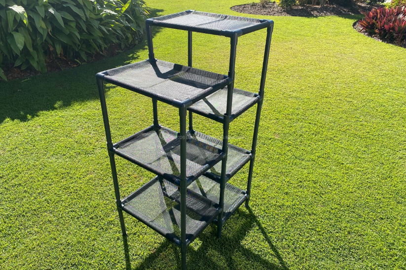 Cat Tower With Aluminum Frame And Shelves Reference: Outdoor Cat Tower 7 Tier