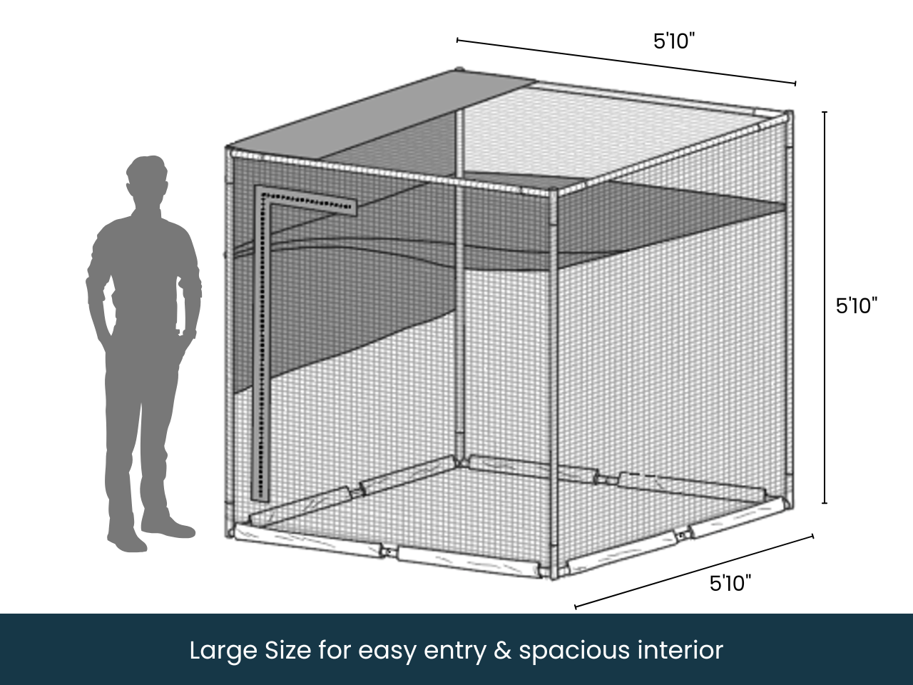 Portable Cat Enclosure